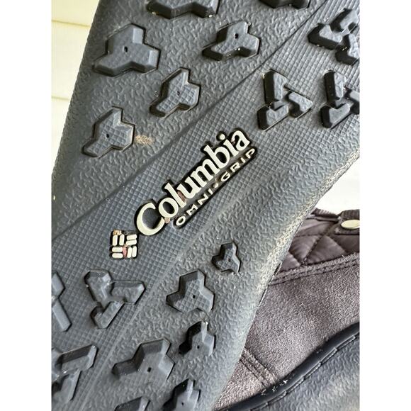 Columbia Minx Shorty Omni-Heat Winter Boot Waterproof Gray Quilted Size 6 Womens - Picture 6 of 14